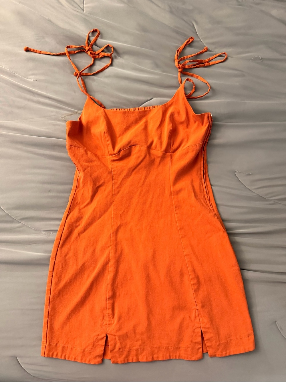 Trixxi burnt Orange Tie-Strap Sundress - Women